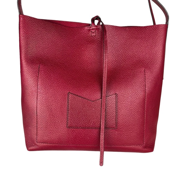 Michael Kors Maroon Junie Messenger Bag - Picture 5 of 13